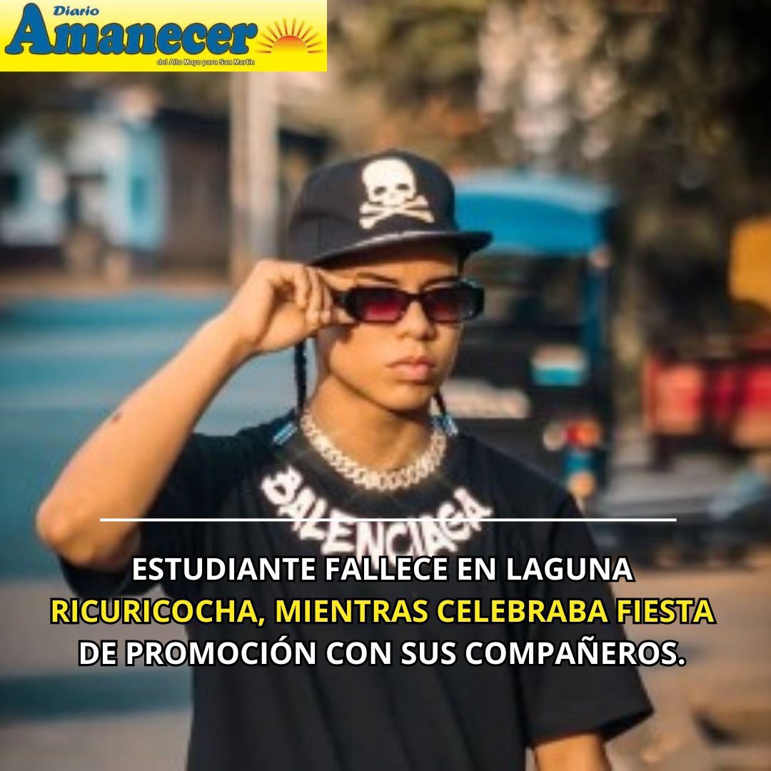 ESTUDIANTE FALLECE EN LAGUNA RICURICOCHA