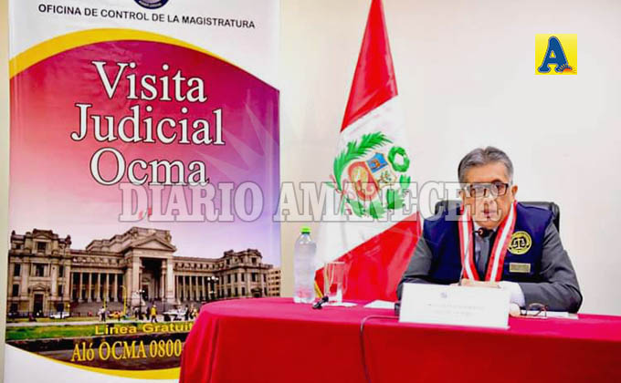 Jefe de la OCMA verificará hoy desempeño de jueces y servidores