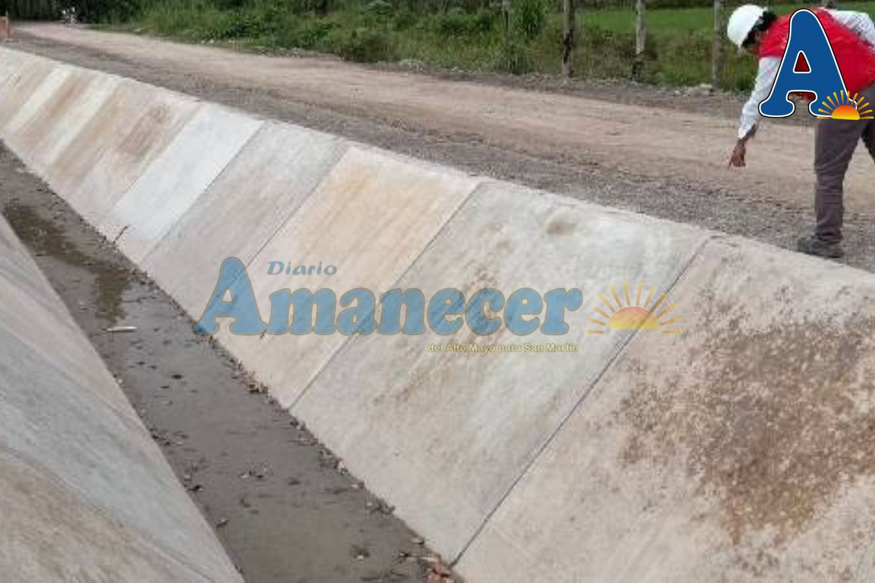 ADVIERTEN FALLAS EN CANAL DE RIEGO DESTINADO A 30 MIL AGRICULTORES