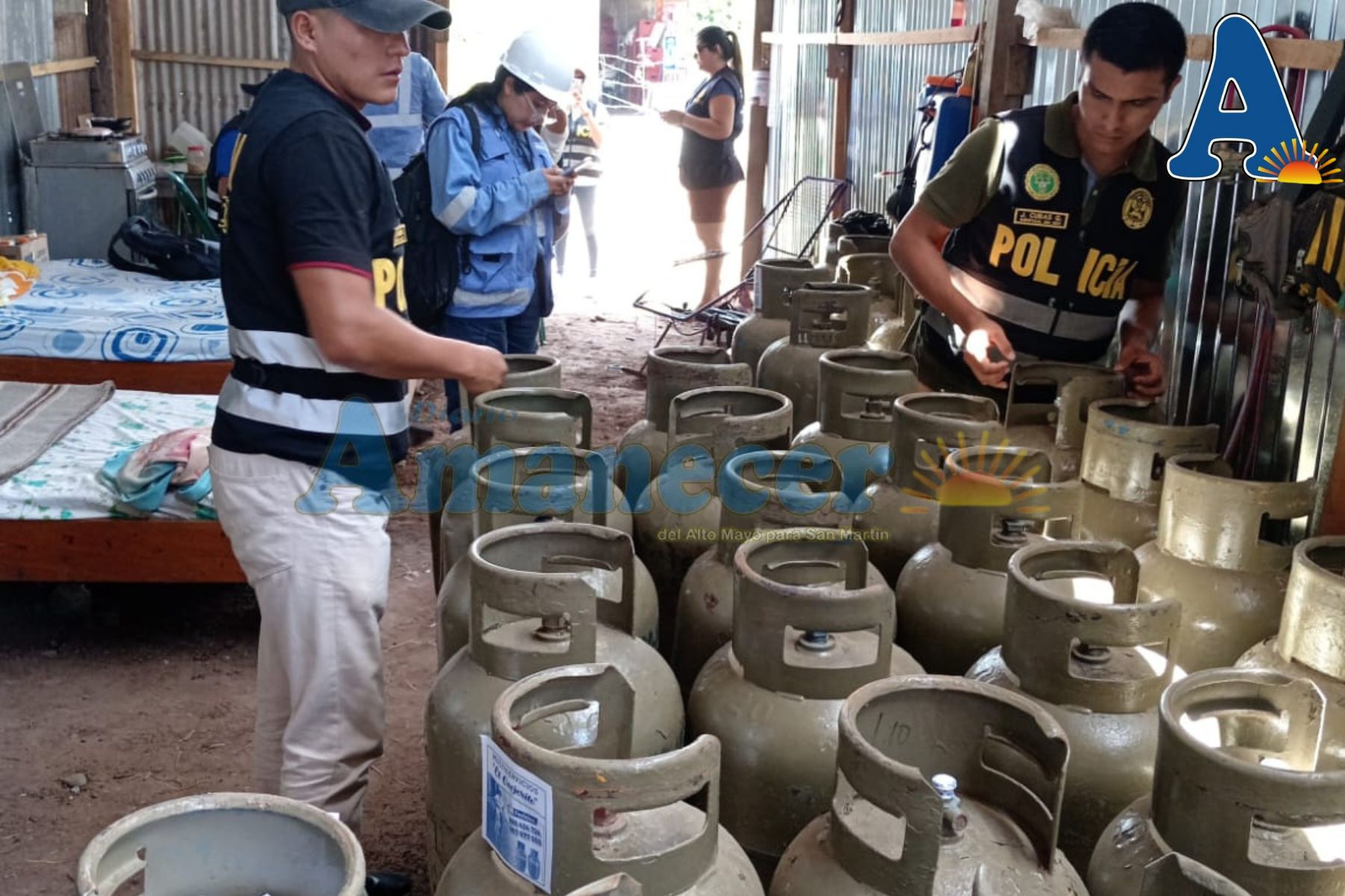 INTERVIENEN LOCAL DE VENTA IRREGULAR DE GLP