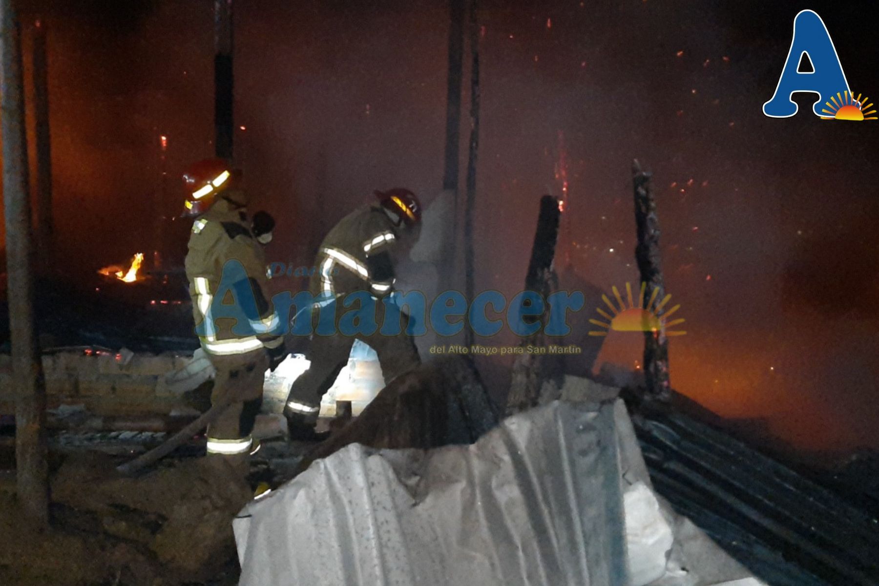 DANTESCO INCENDIO CONSUME 3 VIVIENDAS