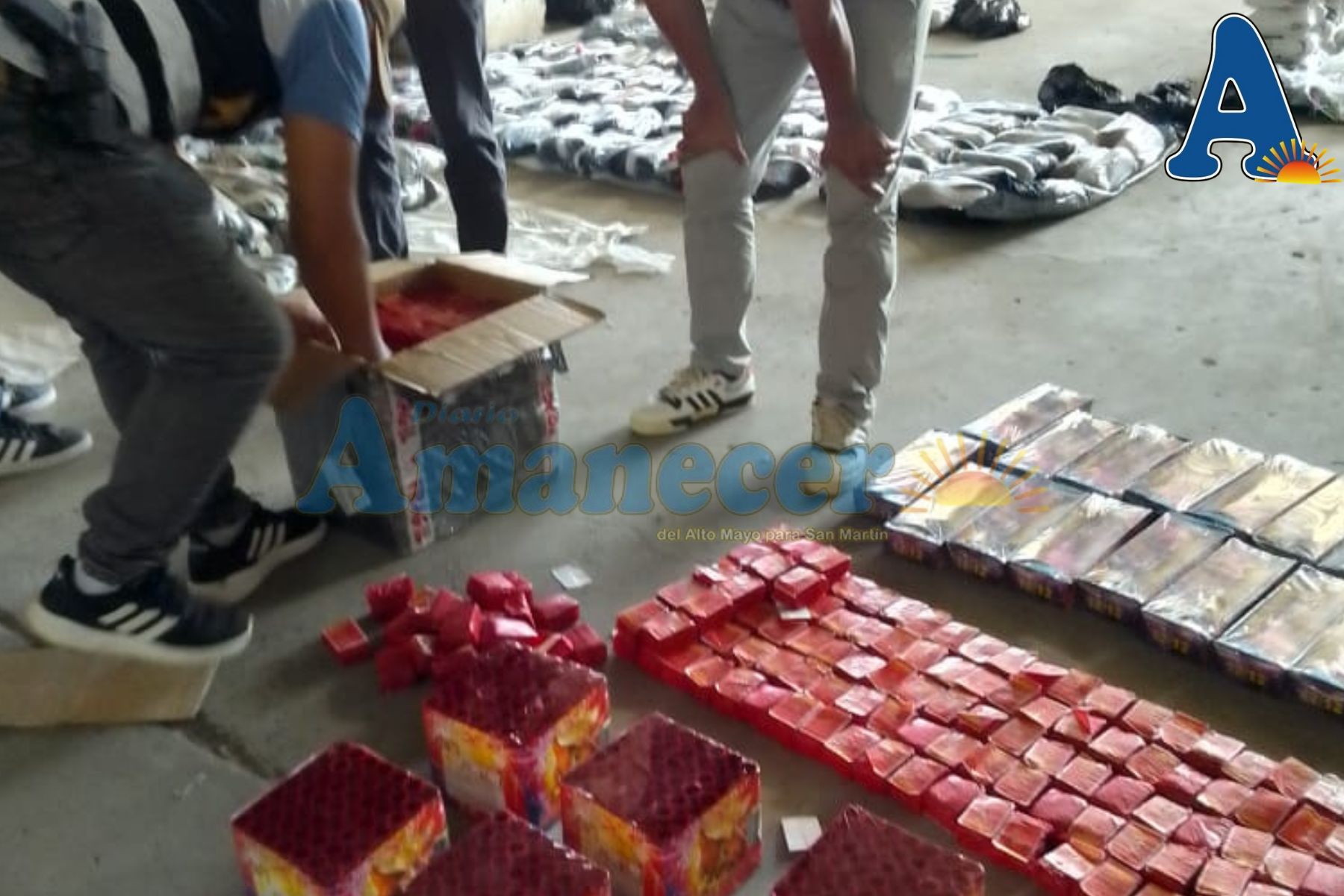 INCAUTAN GRAN CANTIDAD DE PRODUCTOS PIROTÉCNICOS