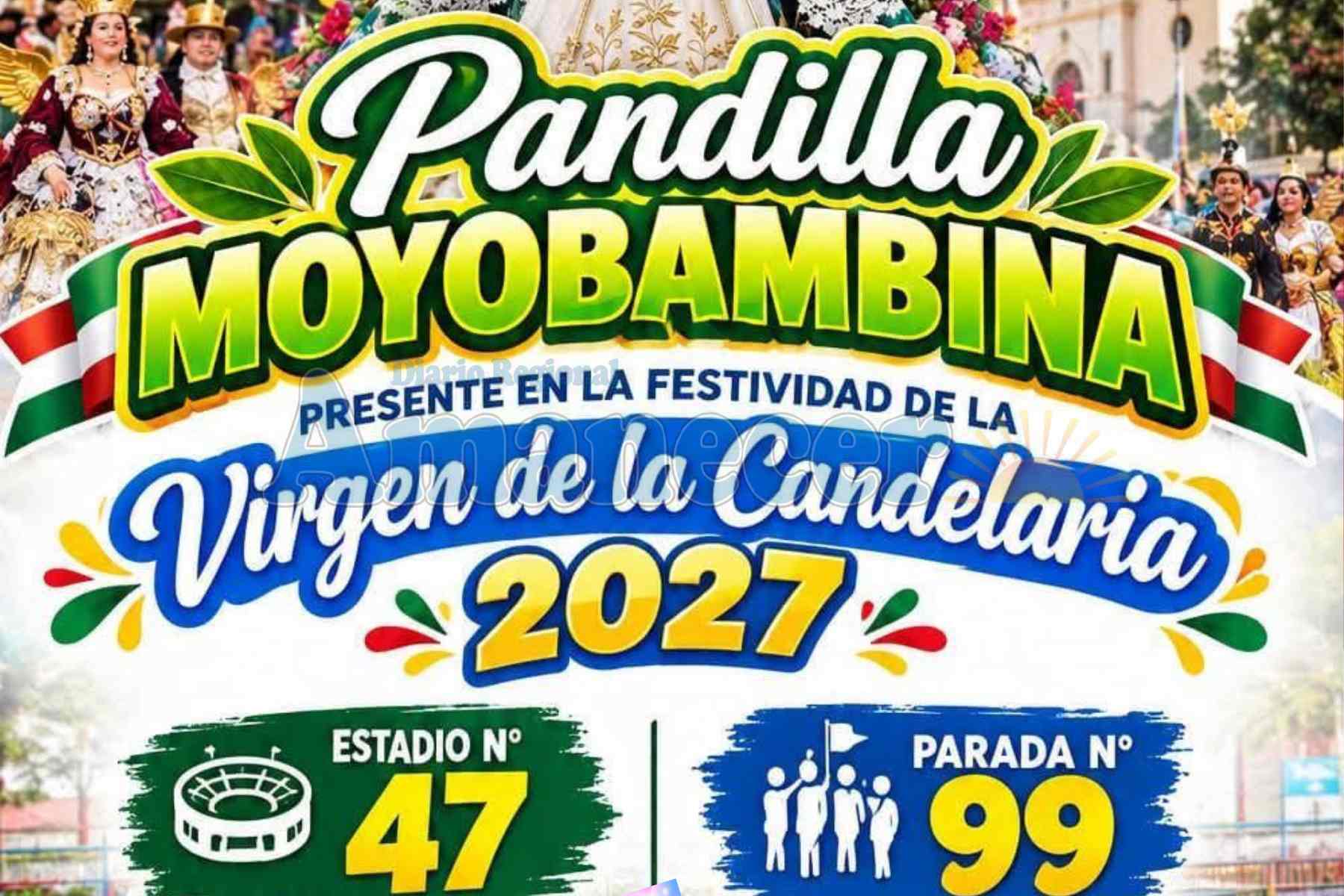Pandilla moyobambina confirma participación